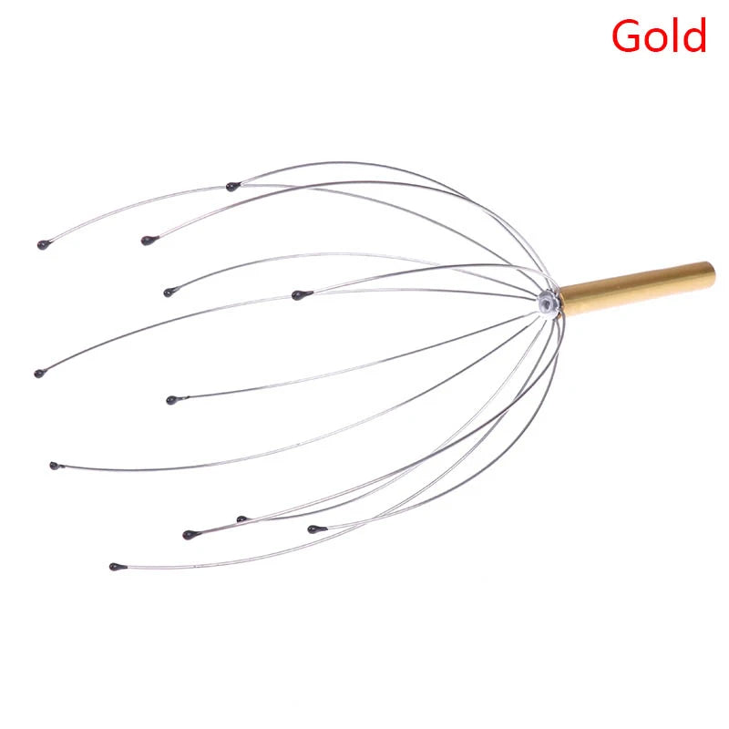Masaj scalp tip octopus – aparat manual pentru cap si gat anti stres si relaxare