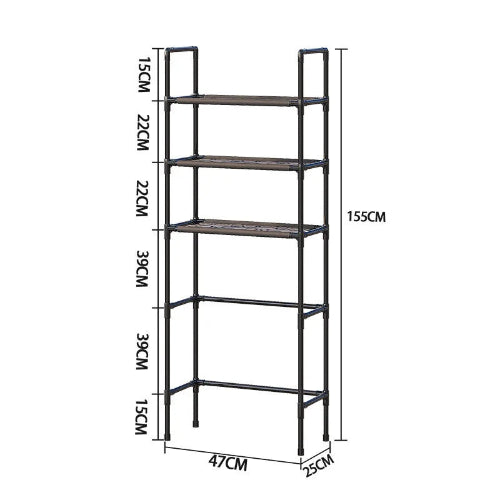 raft depozitare baie peste toaleta cu 3 niveluri organizator multifunctional economisire spatiu