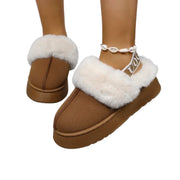 papuci dama din piele intoarsa cu platforma sandale casual confortabile pentru exterior