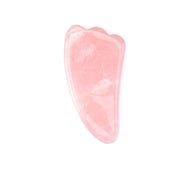 Placa Gua Sha cuart roz forma inima – masaj facial lifting, drenaj limfatic, relaxare