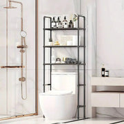 Raft baie peste toaleta 3 niveluri – organizator multifunctional economisire spatiu