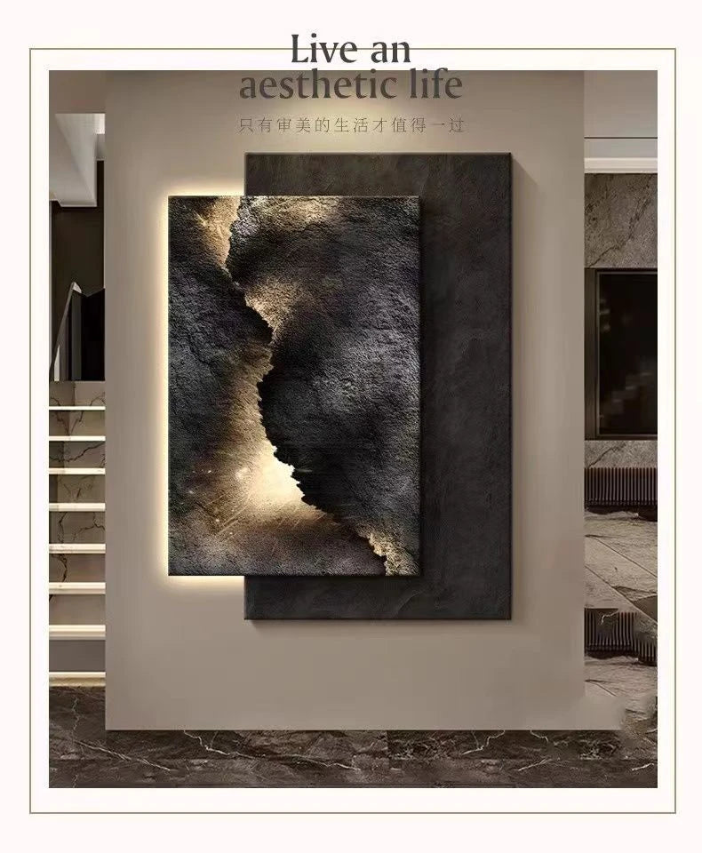 Aplica LED decorativa cu efect tablou – lampa perete moderna pentru living, hol si dormitor