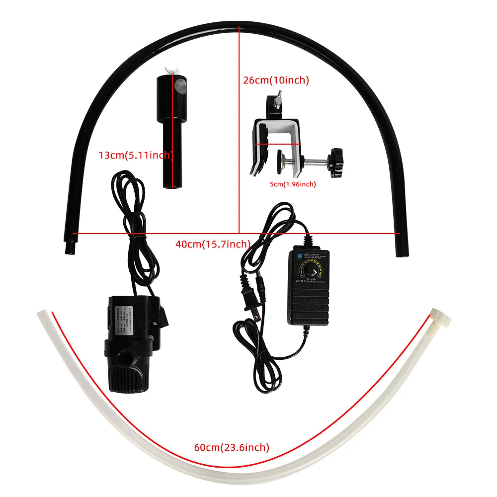 sistem head spa cu pompa si efect cascada