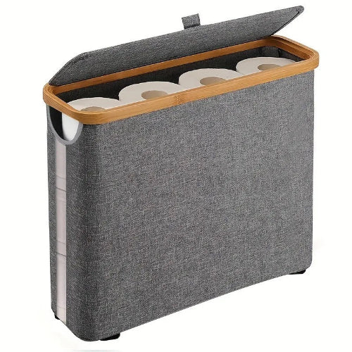 Cos hartie igienica cu capac – organizator baie impermeabil, design modern, plastic premium