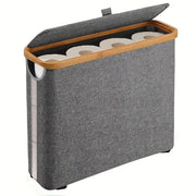 Cos hartie igienica cu capac – organizator baie impermeabil, design modern, plastic premium
