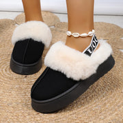 Papuci dama cu platforma din piele intoarsa – sandale casual confortabile pentru exterior