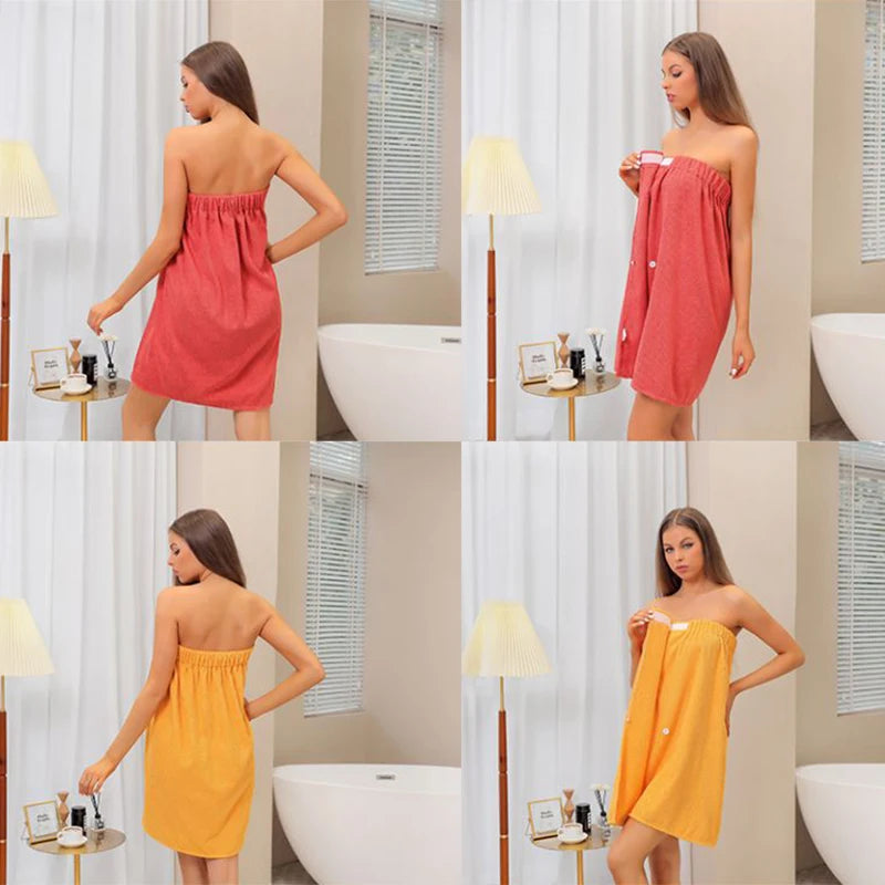 Prosop halat dama moale – purtabil pentru baie, sauna si relaxare acasa