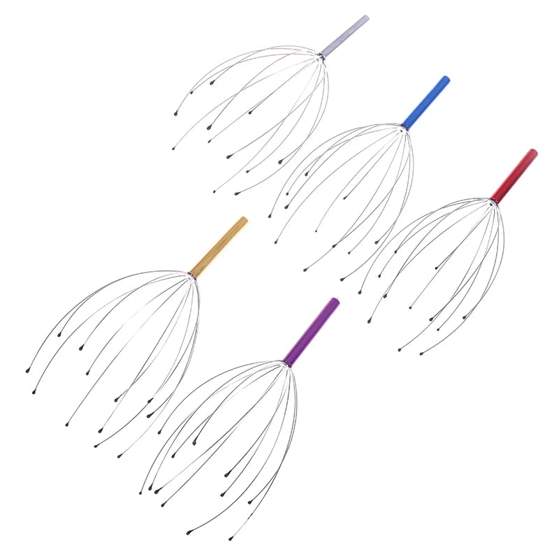 Masaj scalp tip octopus – aparat manual pentru cap si gat anti stres si relaxare