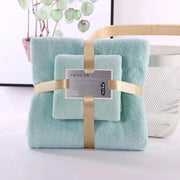 Set 2 prosoape baie super absorbante coral velvet – moi si pufoase pentru casa, hotel si SPA