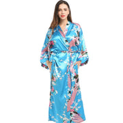 Halat dama satin kimono cu buzunare – elegant pentru mireasa si domnisoare de onoare