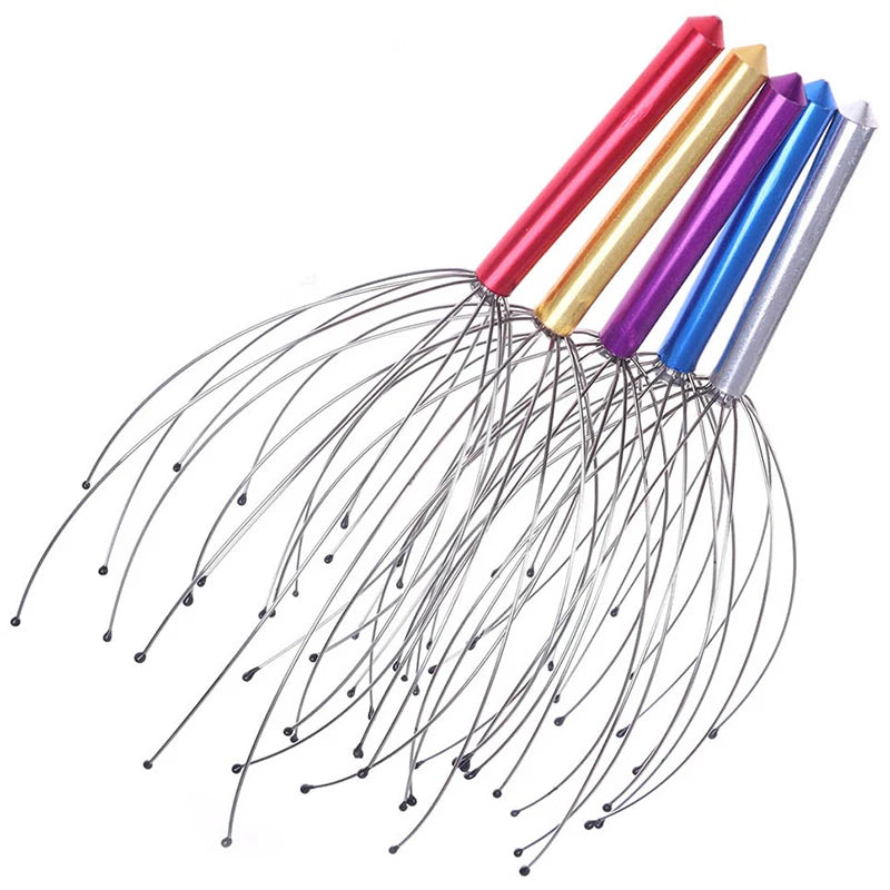 Masaj scalp tip octopus – aparat manual pentru cap si gat anti stres si relaxare