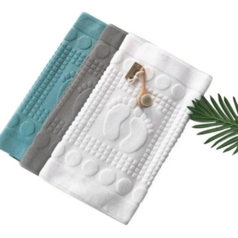 covoras baie din bumbac 100% antiderapant 50x80 cm absorbant pentru hotel si spa