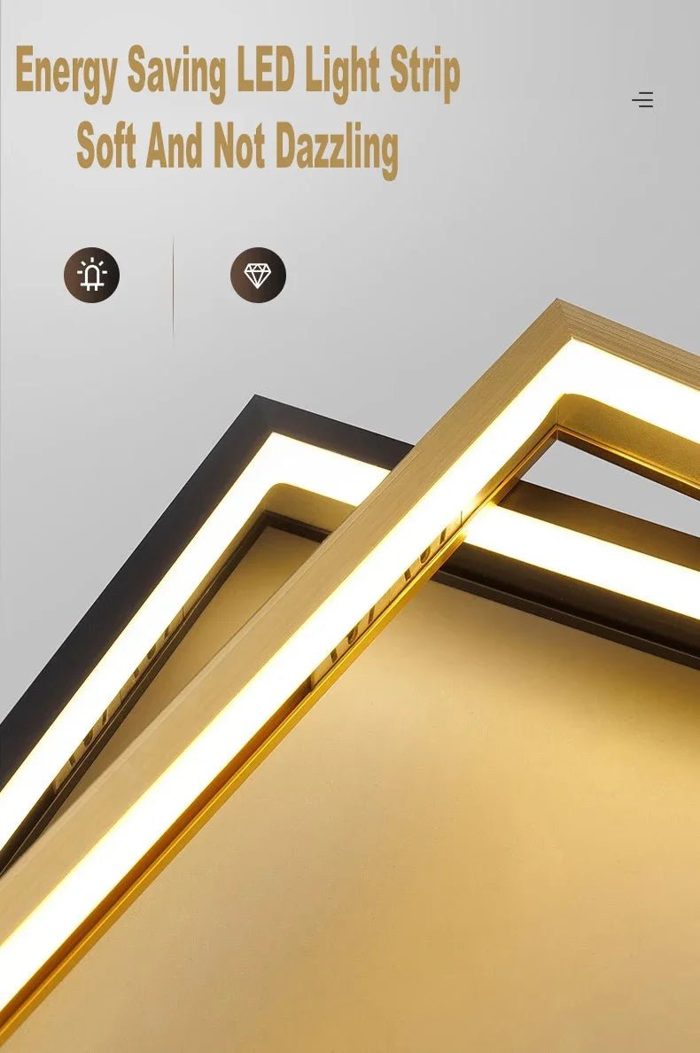 Aplica LED perete cu tablou abstract – decor modern pentru living, hol si dining