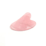 Placa Gua Sha cuart roz ingrijire ten – masaj facial corporal anti-rid, lifting natural