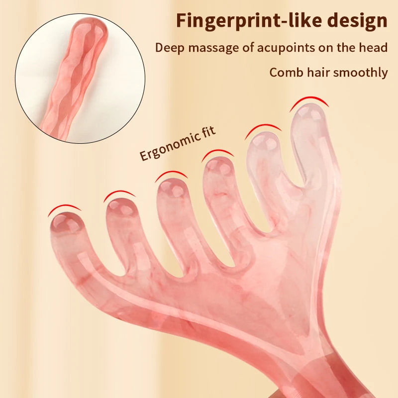 Masaj cap si corp manual – aparat scalp relaxare profunda si reducere stres
