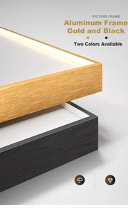 Aplica LED perete cu tablou abstract – decor modern pentru living, hol si dining