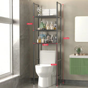 Raft baie peste toaleta 3 niveluri – organizator multifunctional economisire spatiu