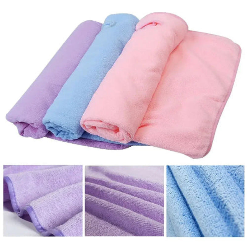prosop purtabil dama tip halat din microfibra pentru baie spa si plaja confortabil si absorbant
