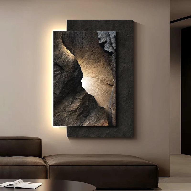 Aplica LED decorativa cu efect tablou – lampa perete moderna pentru living, hol si dormitor
