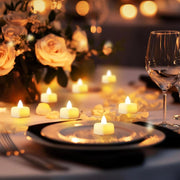 Set lumanari LED petale trandafir – lumina calda decor romantic si evenimente speciale