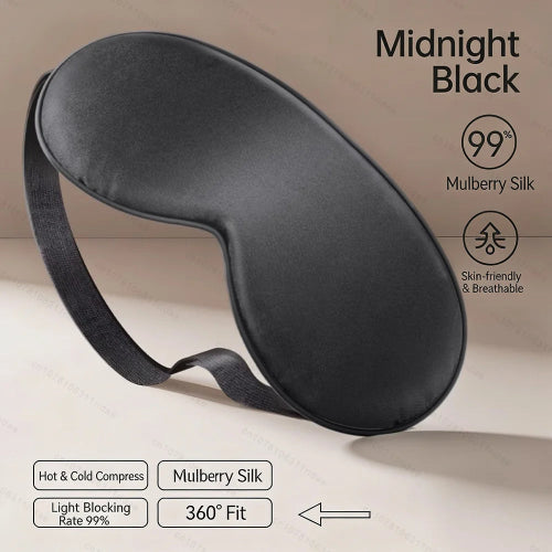 Masca dormit reglabila matase – masca ochi confortabila somn odihnitor, blocare lumina
