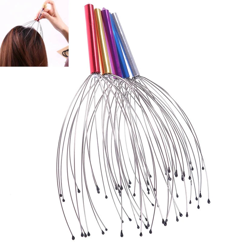 Masaj scalp tip octopus – aparat manual pentru cap si gat anti stres si relaxare
