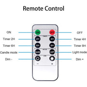 Set 3 lumanari LED sticla cu telecomanda si timer – decor elegant lumina calda