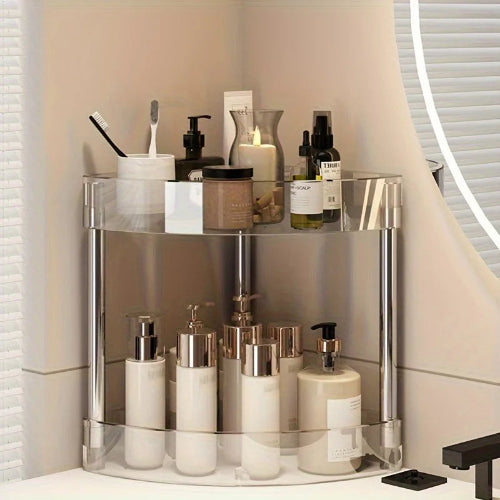 Raft organizator baie 5 niveluri cu roti – carucior depozitare multifunctional bucatarie, reglabil