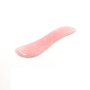 Placa Gua Sha cuart roz ingrijire ten – masaj facial corporal anti-rid, lifting natural