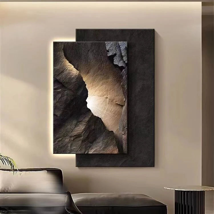 Aplica LED decorativa cu efect tablou – lampa perete moderna pentru living, hol si dormitor