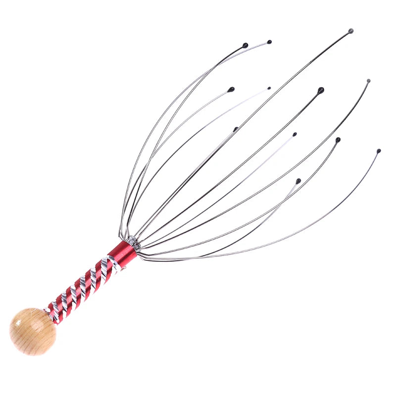 Masaj scalp tip octopus – aparat manual pentru cap si gat anti stres si relaxare