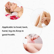 Placa Gua Sha cuart roz ingrijire ten – masaj facial corporal anti-rid, lifting natural