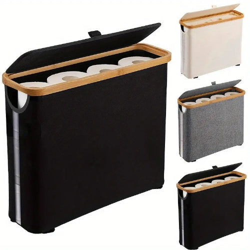 cos depozitare hartie igienica cu capac organizator baie impermeabil modern
