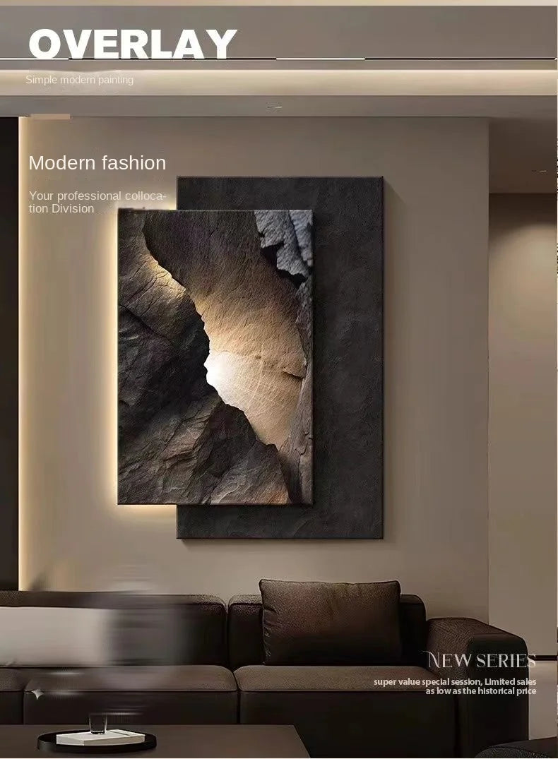 Aplica LED decorativa cu efect tablou – lampa perete moderna pentru living, hol si dormitor