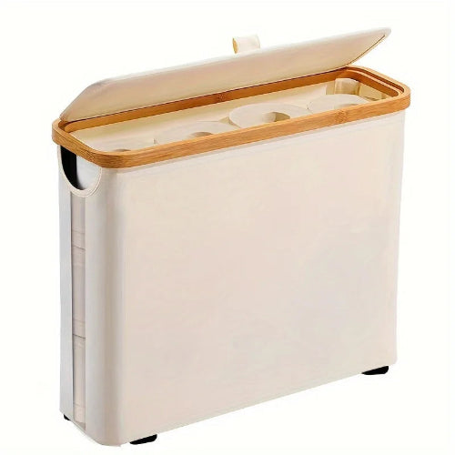 Cos hartie igienica cu capac – organizator baie impermeabil, design modern, plastic premium