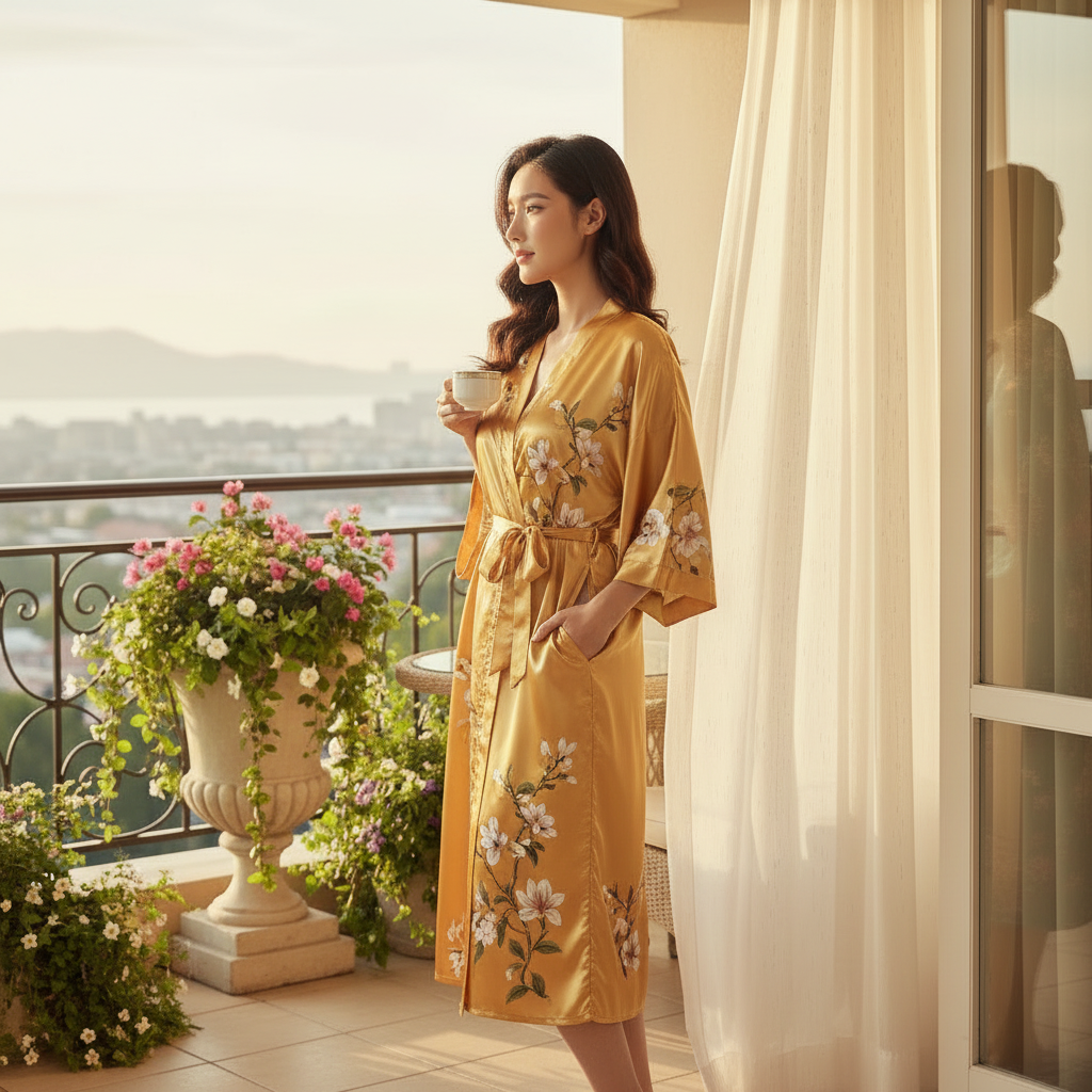 Halat Kimono – Gold Balkon