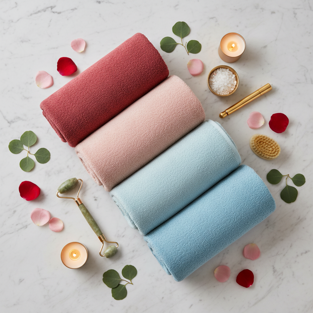 Prosop Microfibra – Elegant Flat Lay